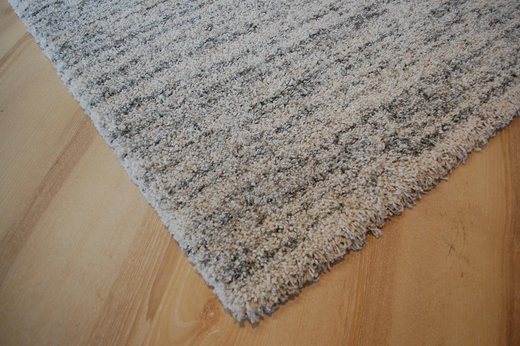 Teppich Mehari Ragolle 23067 Streifen 6262 Creme Natur Weiss Grau